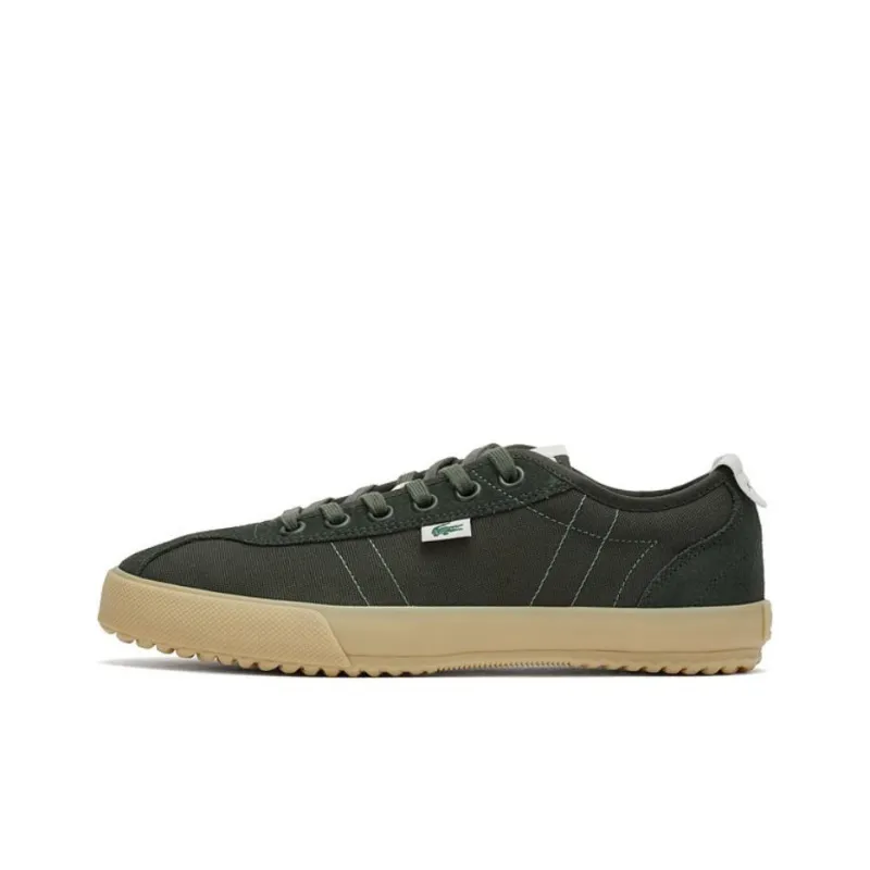 LACOSTE Low-Top Canvas Shoes Men's Black-0