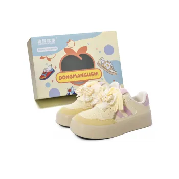 Anime Story Anti Slip Wear Resistant Lightweight Breathable Low Top Skateboard Shoes Women's