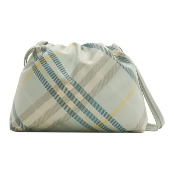 Burberry Nylon Handbag, Shoulder Bag Women's Light Green