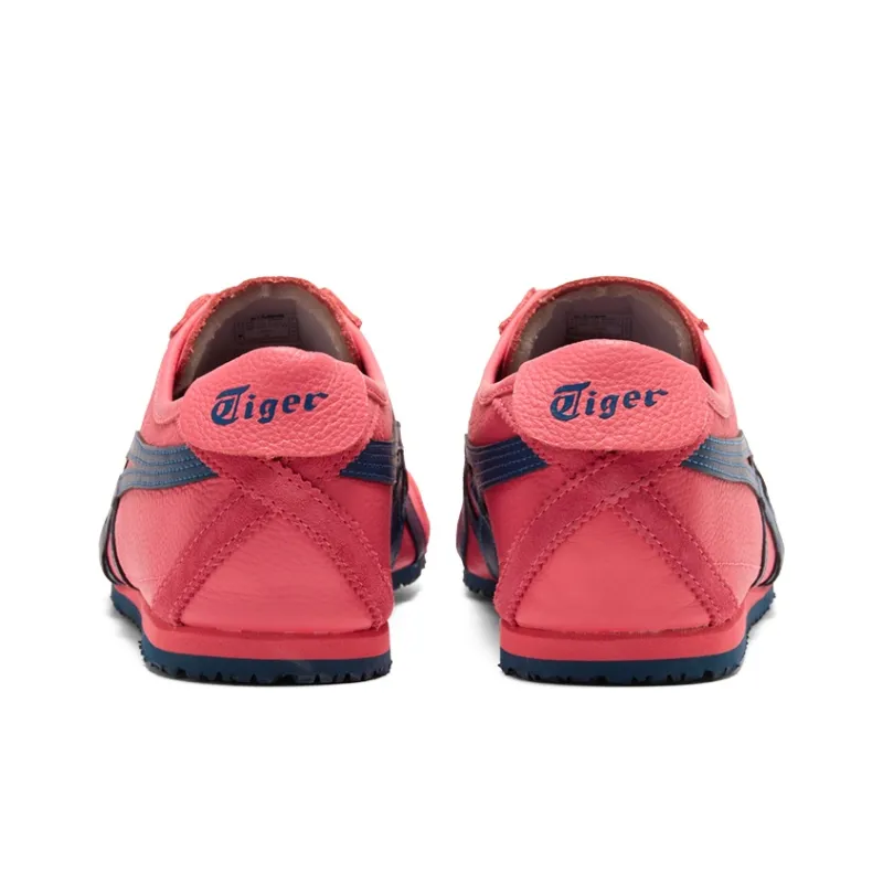 Onitsuka Tiger Mexico 66 Leather Pink Cameo Mako Blue-4