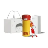 Shopping Bag, Color Block Red Yellow+Red White Lanyard