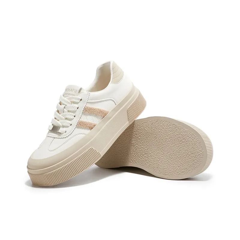 KEKAFU Anti-Slip And Wear-Resistant Height Increasing Low-Top Casual Shoes Women's-12