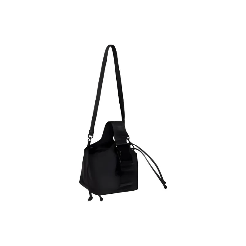 STEVE MADDEN Fabric Bucket Bags Shoulder Bag Crossbody Bag Handbag Medium Size Unisex Black-1