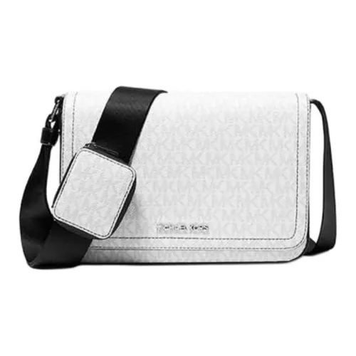 MICHAEL KORS COOPER Artificial Leather Shoulder Bag Crossbody Bag Men's White