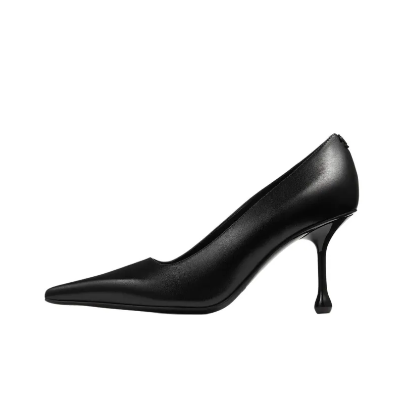 Jimmy Choo Ixia 80 Slim Heel High Heels 8cm Women's Black-0