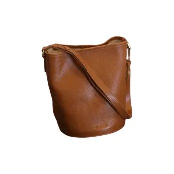 BEMIX PETS Cow Leather Shoulder Bag Women's Oak