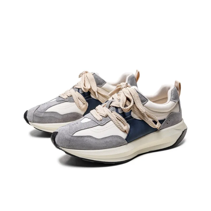 JEANSWEST American Fashion Commute Comfortable Versatile With Design Sensation Low Top Casual Shoes Beige-2