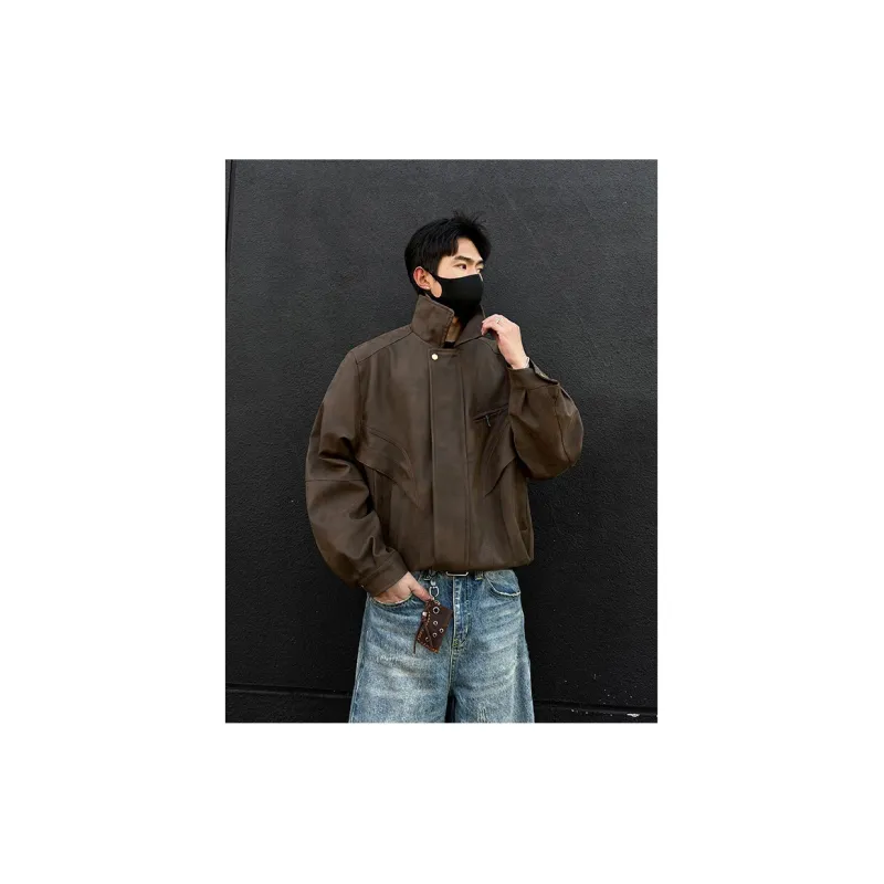 RKVC Jackets Coats Unisex Brown-2