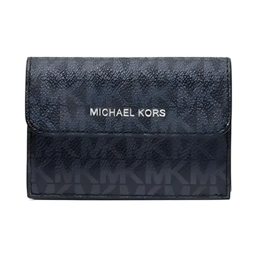 MICHAEL KORS MK Cooper Artificial Leather Wallet Men's Dark Blue
