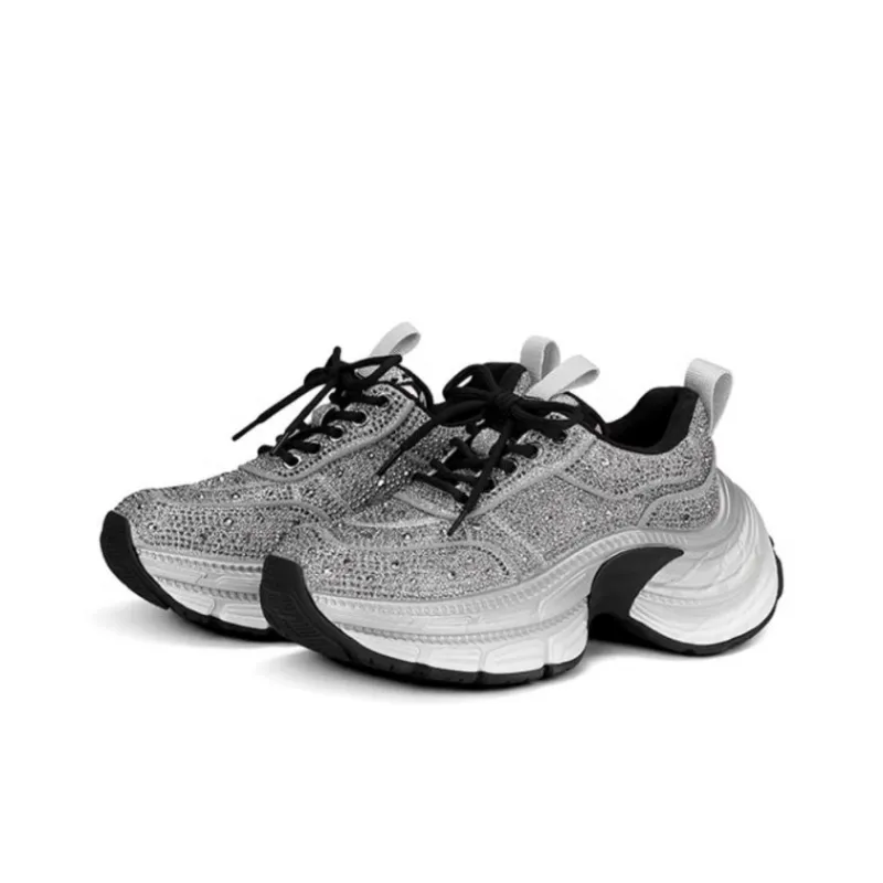 JESSICA SOPHIA Anti-Slip Wear-Resistant Low-Top Chunky Sneakers Women's-1