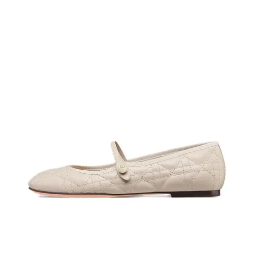 DIOR Casual Single Shoes Women's Beige