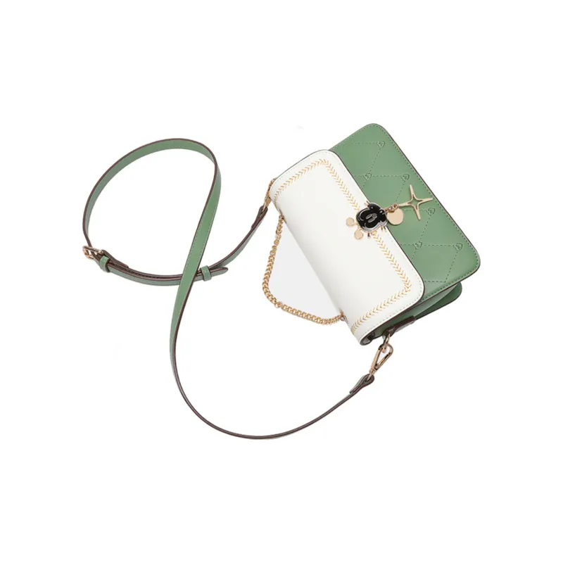 BOBDOG PU Advanced Touch Shoulder Bag Niche Shoulder Crossbody Bag Small Size Women's Multicolor-8