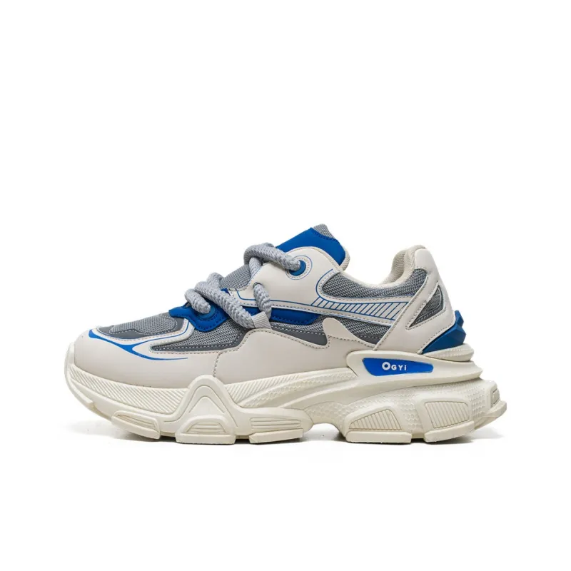 GAISIMA Height Increasing Low Top Chunky Sneakers Men's-5