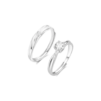 BLANK IN BLANK 999 Fine Silver Rings Unisex