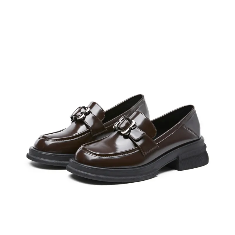 KEKAFU Loafers Women's Brown/Black-1