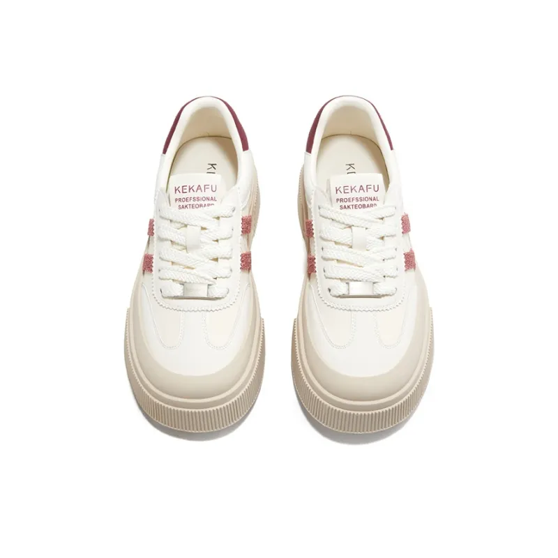KEKAFU Anti-Slip And Wear-Resistant Height Increasing Low-Top Casual Shoes Women's-4
