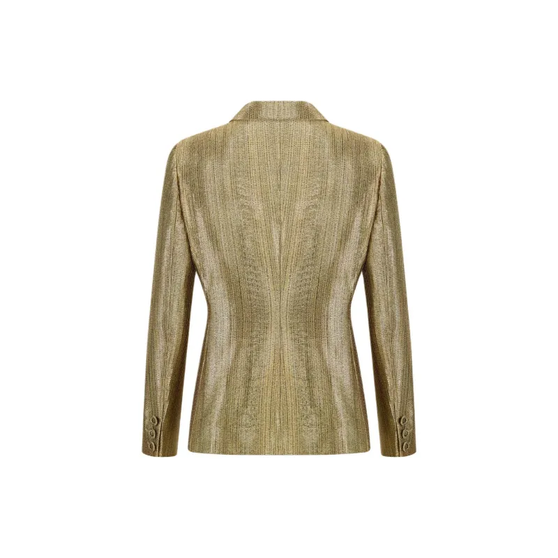 DIOR SS25 Business Suit Coat Women's Gold-1