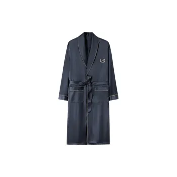 Huggy Kissy Pajama Robe Men's Black