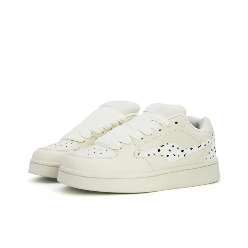 Anime Story Anti-Slip Wear-Resistant Lightweight Breathable Low-Top Skateboard Shoes Women's Ice Cream Color-2