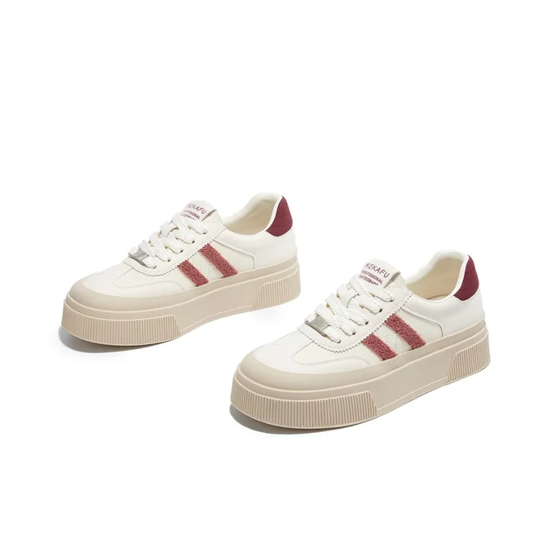 KEKAFU Anti-Slip And Wear-Resistant Height Increasing Low-Top Casual Shoes Women's-3