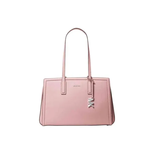 MICHAEL KORS Cow Leather Tote Bag, Shopping Bag, Shoulder Bag Medium Size Women's Light Pink
