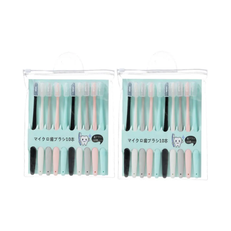 CHENYISHENG Marcado Toothbrushes 10-Pack Adults Ice Cream Soft Bristle Toothbrush-4