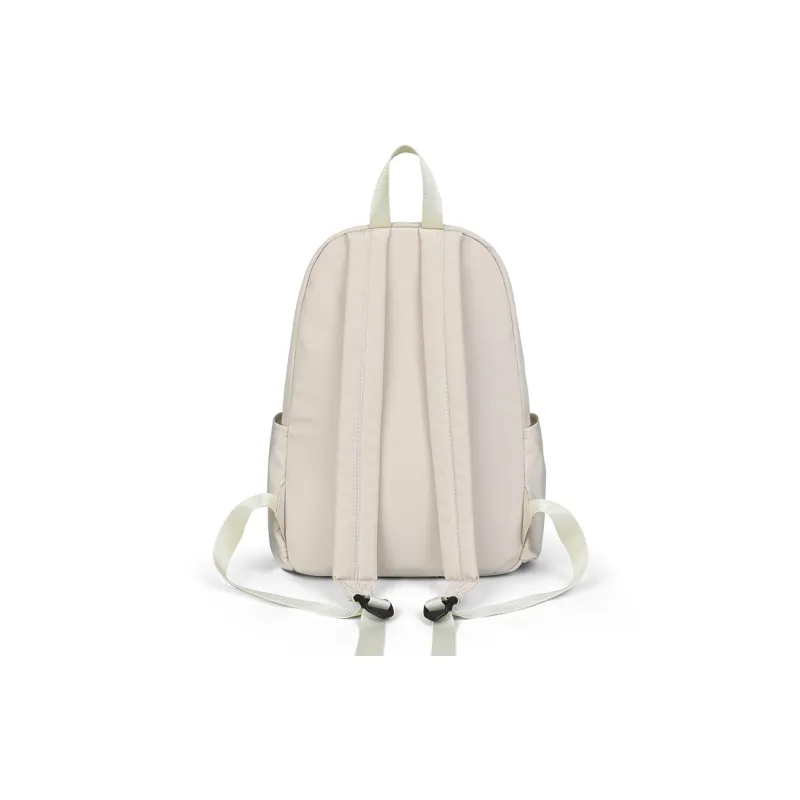 COMELY Fabric Laptop Backpack Regular Women's Ecru-2