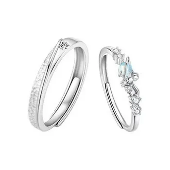 GUDUD S999 Fine Silver Rings Unisex
