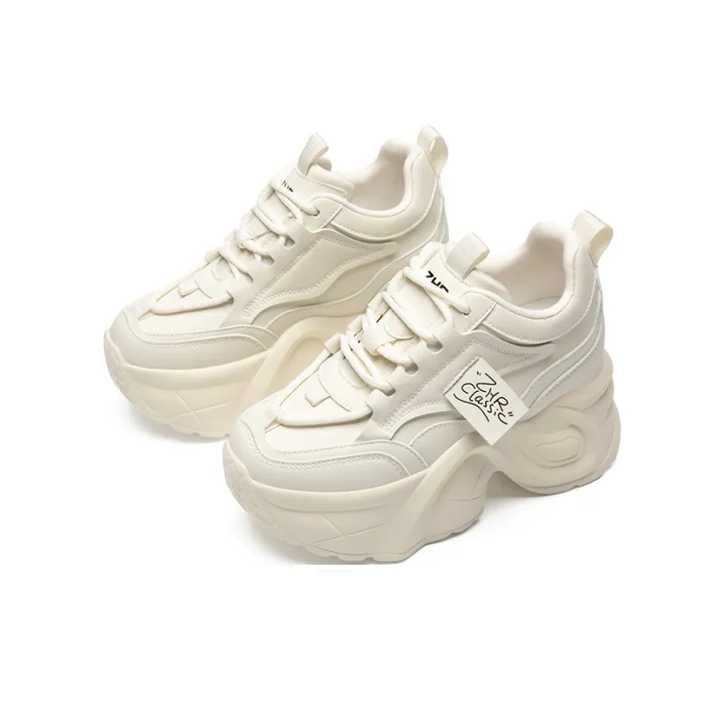 ZHR Height Increasing Shoes Wear-resistant And Lightweight Low-Top Chunky Sneakers Women's-1