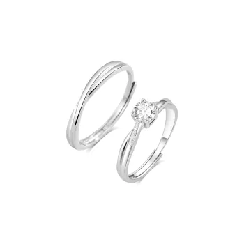 BLANK IN BLANK 999 Fine Silver Rings Unisex