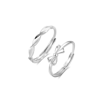 BLANK IN BLANK Sterling Silver Rings Unisex