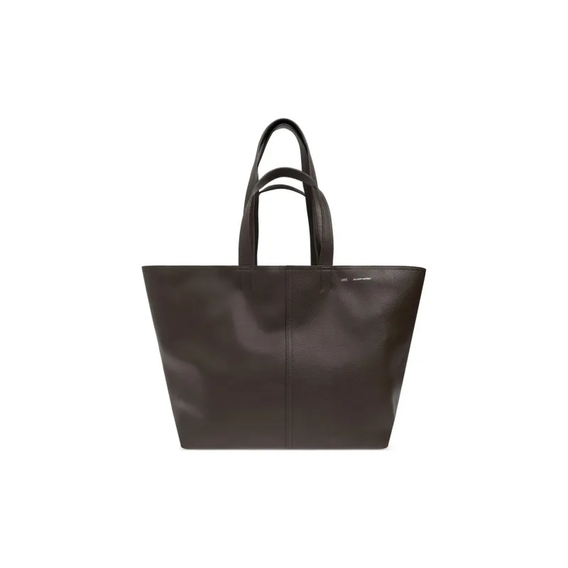 AMIPARIS Cow Leather Tote Bag, Shopping Bag, Shoulder Bag Women's Brown-0