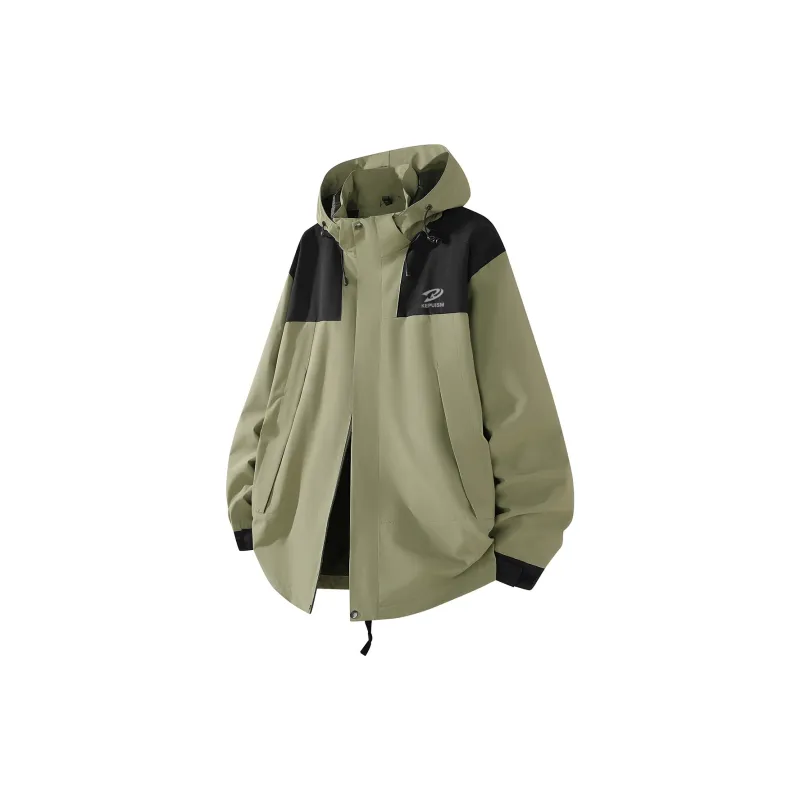 Kepu Waterproof And Windproof To Keep Warm Windbreaker Jacket Unisex Ivory White-23