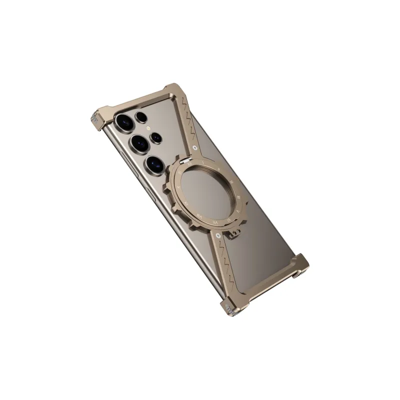 ZHUOJI Metal Z Mechanical Gear Phone Cases Compatibility Samsung Samsung S25Ultra/S24Ultra/s24Ultra/s23//s22-4
