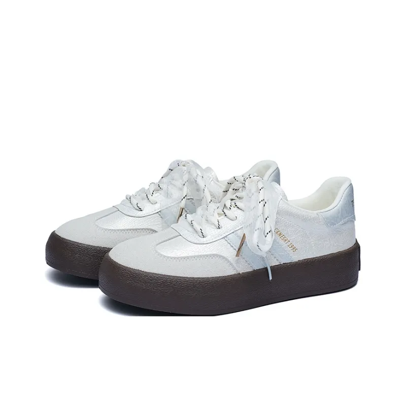 Fawn Miri Anti Slip Wear Resistant Low Top Skateboard Shoes Women's-1