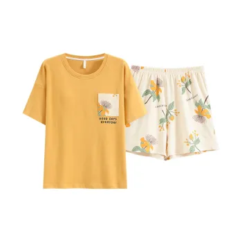 MADALLO Pajama Set Women's Sunflower