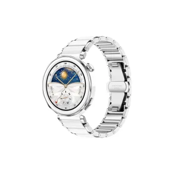 LOVINGCOOL Huawei Compatibility Watch Band 14.5cm Imitation Ceramic, Stainless Steel Material