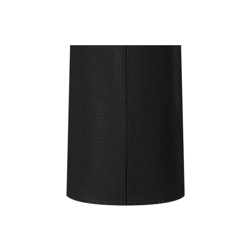 LOUIS VUITTON Monogram Jacquard Denim Skirt-4