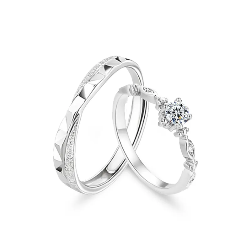 VOCK S999 Fine Silver Rings Unisex-0