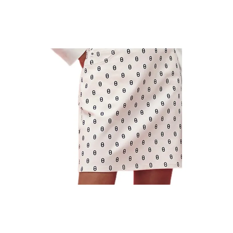 HERMES SS23 Casual Short Skirts Women's Gray White-4