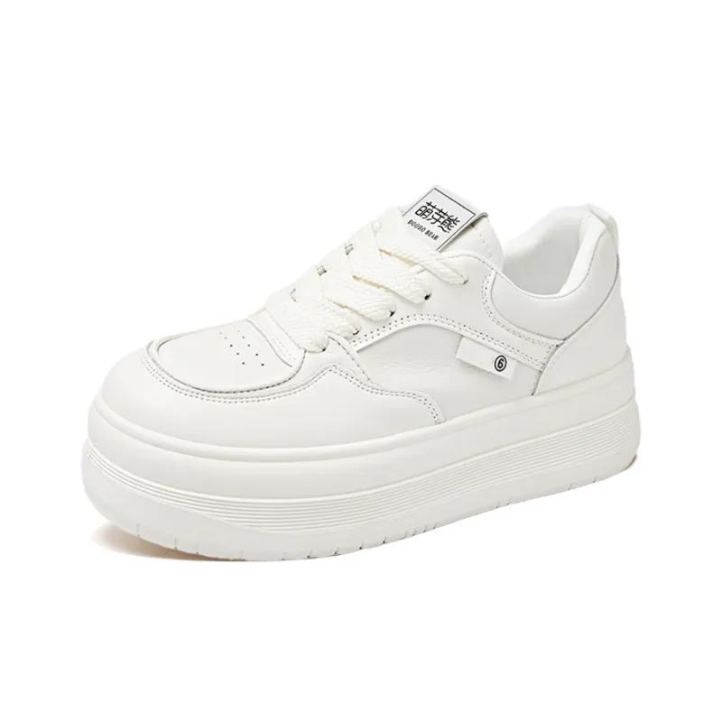 Budding Bear Slip Resistant, Abrasion Resistant, Lightweight, Height Increasing Low Top Skateboard Shoes Women's-27