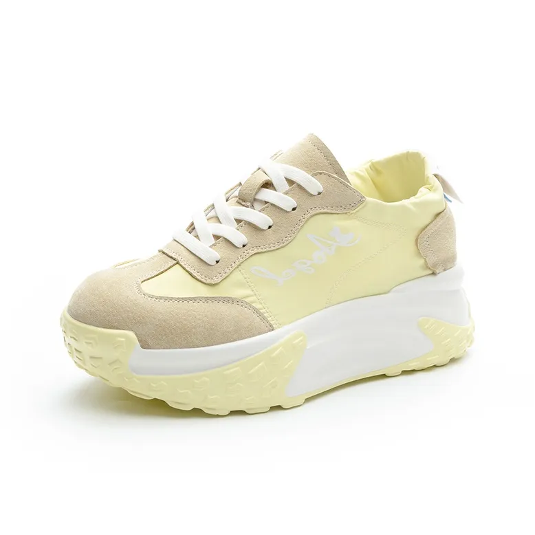 Ruomini Anti-Slip And Wear-Resistant Lightweight Height Increasing Low-Top Casual Shoes Women's-0