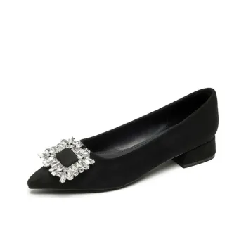Than Than Me Chunky Heel High Heels Women's Black