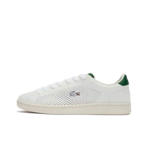 LACOSTE Durable Breathable Low Top Casual Shoes Women's White
