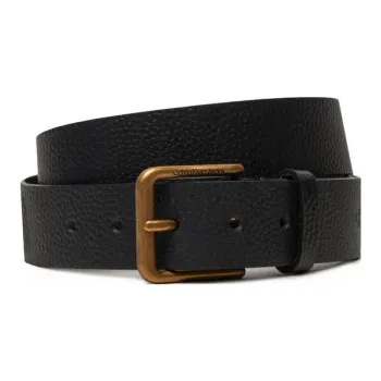 CALVIN KLEIN Leather Belts Men's Black Width 3.5CM