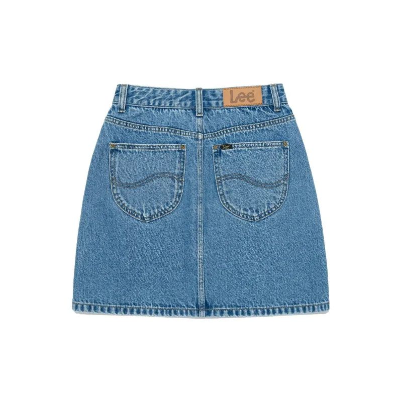 Lee Denim Short Skirts Women's Indigo-1