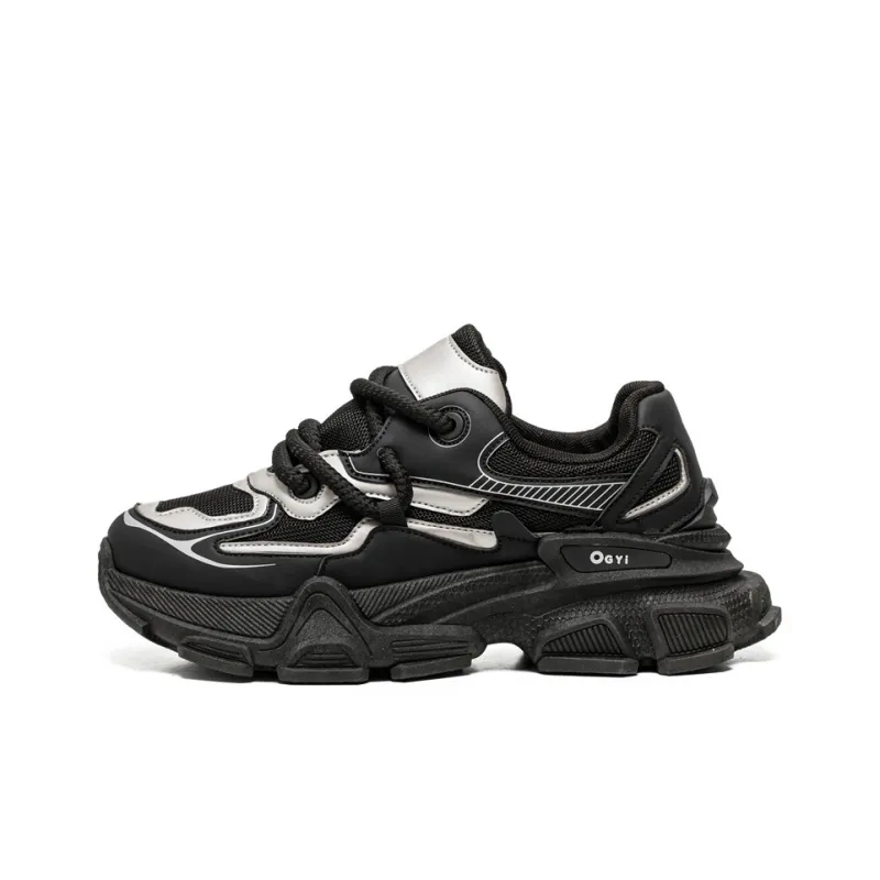 GAISIMA Height Increasing Low Top Chunky Sneakers Men's-0