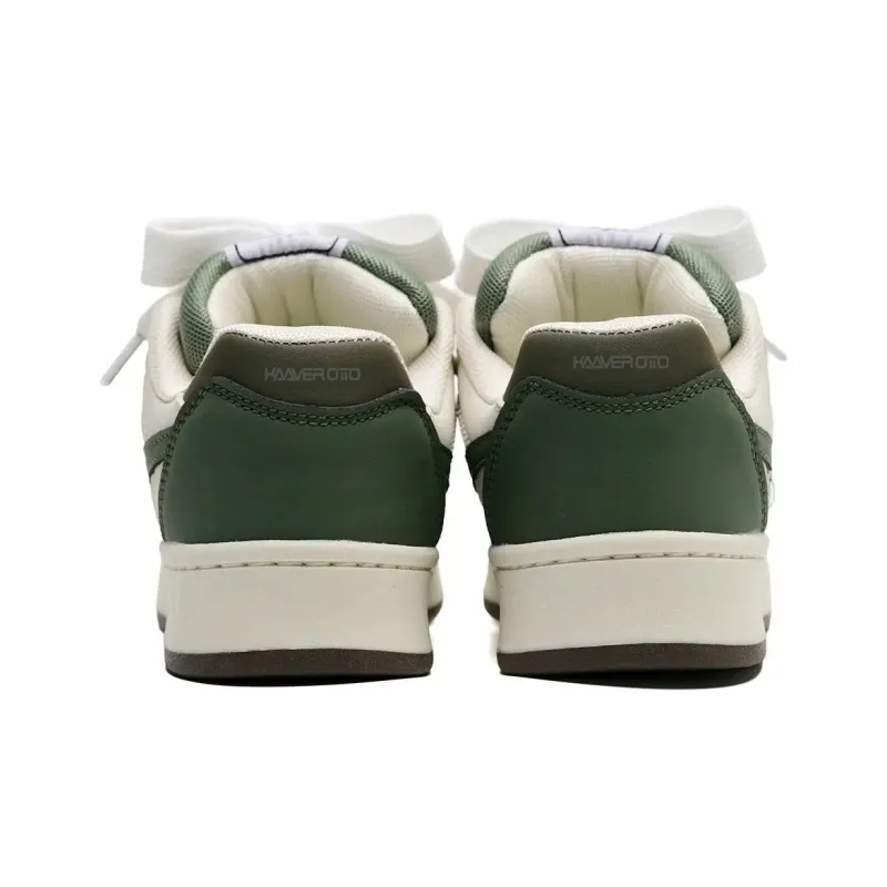 KAAVER OTTO Skateboard Shoes Unisex Low Top White-15