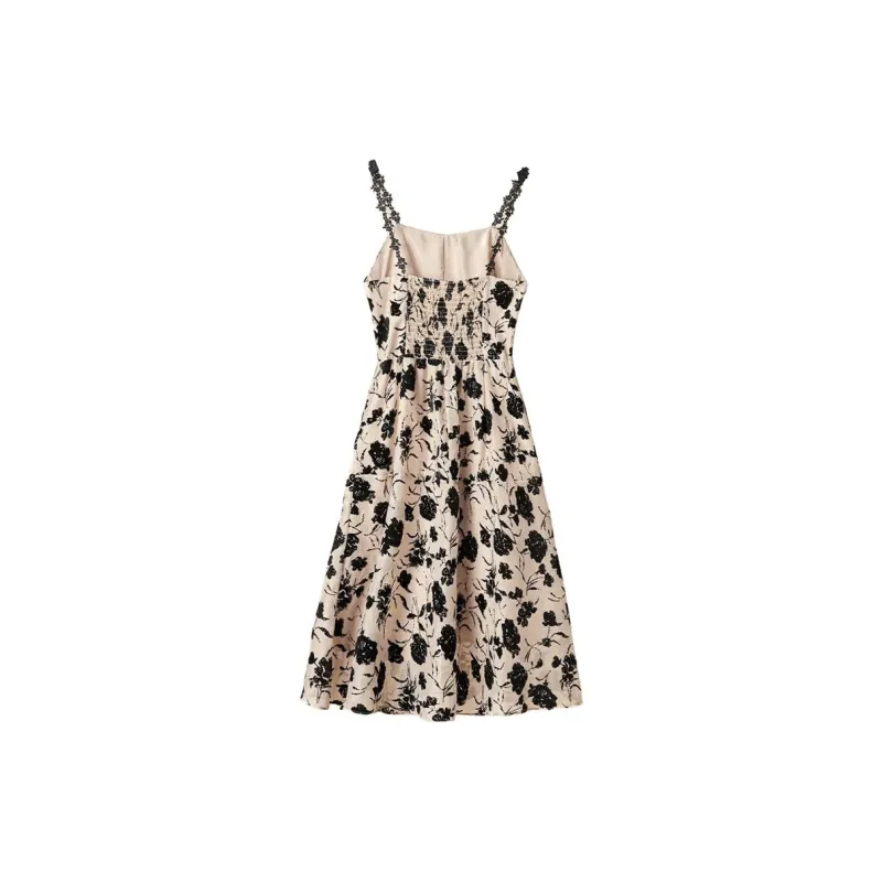 Oudifu Slip Dress Women's Black-1