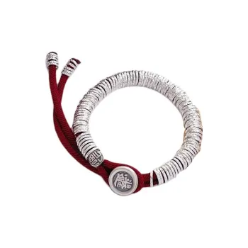 AITAO Foot Silver Bracelet 999 Fine Silver Women's